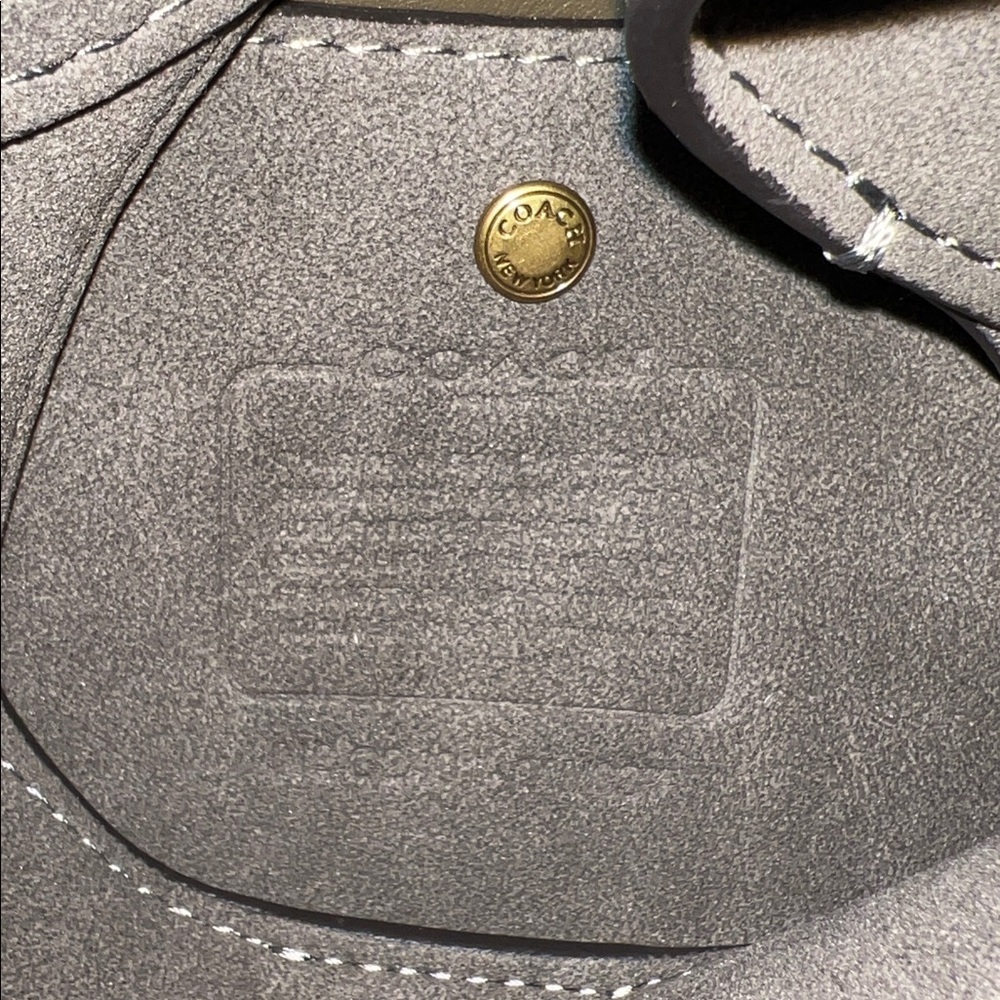 Coach Gray Shoulder Bag - Picture 4 of 4